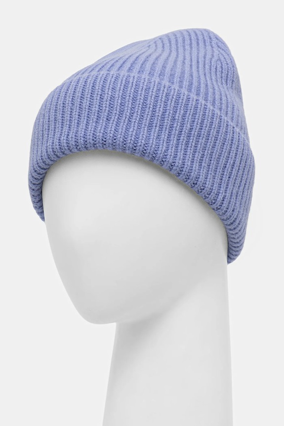 Answear.LAB czapka wełniana WZ24-CAD00J.cms niebieski WS26