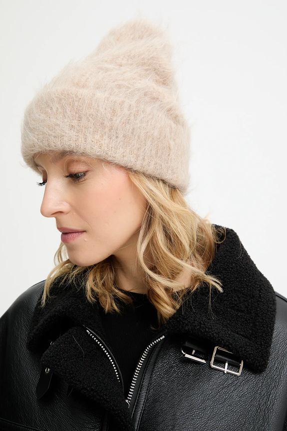 Kapa od kašmira Answear.LAB WZ24-CAD00M.cms bež