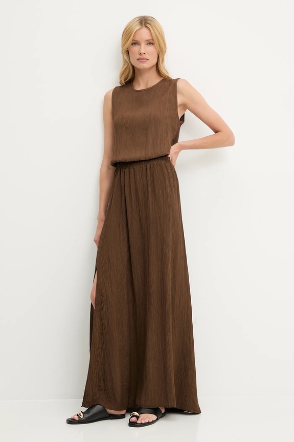 Bluza in krilo Answear.LAB Tkanina rjava 2814.18.FLK