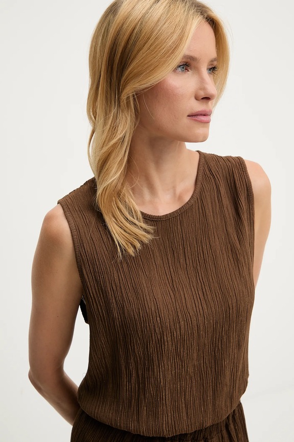 Bluza in krilo Answear.LAB 2814.18.FLK rjava