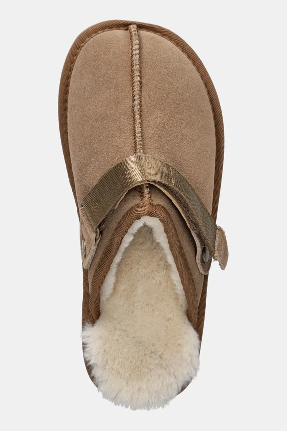 Answear.LAB pantofole in camoscio marrone AW25.11