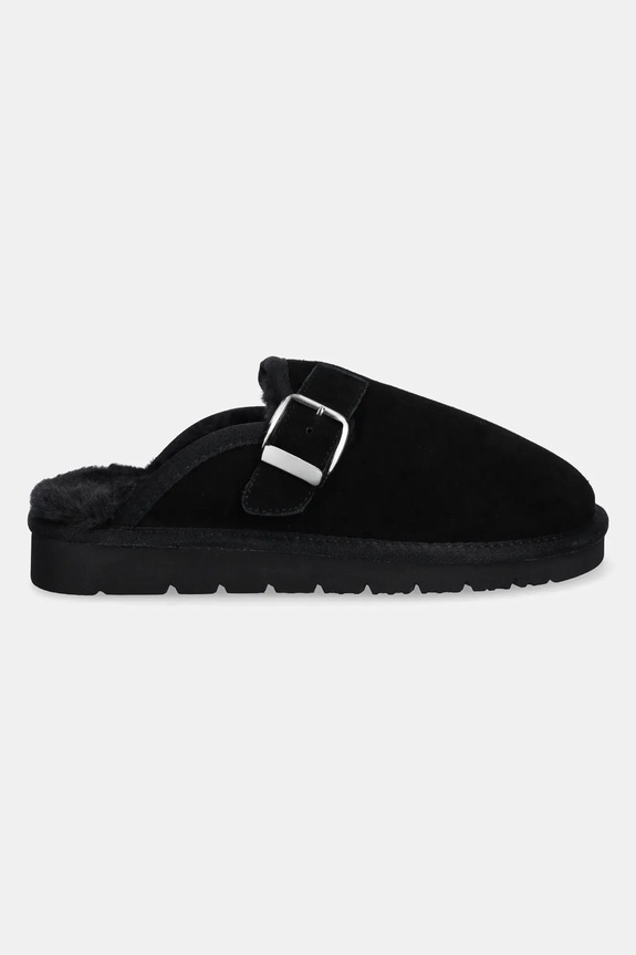 Answear.LAB pantofole in camoscio AW25.9 nero WA25