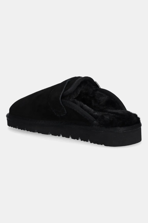 Scarpe Answear.LAB pantofole in camoscio AW25.9 nero