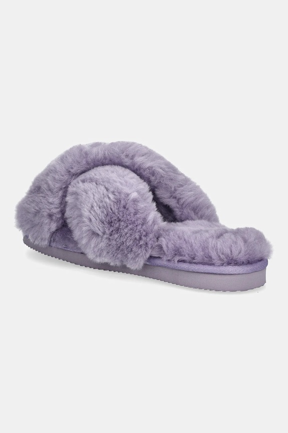 Obuwie Answear.LAB kapcie wełniane AW25.12 fioletowy