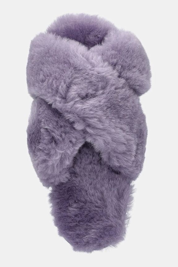 Answear.LAB kapcie wełniane fioletowy AW25.12
