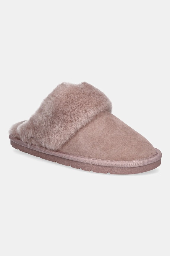 Παντόφλες σουέτ Answear.LAB ροζ AW25.2