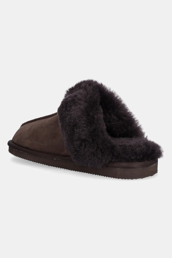 Scarpe Answear.LAB pantofole in camoscio AW25.10 marrone