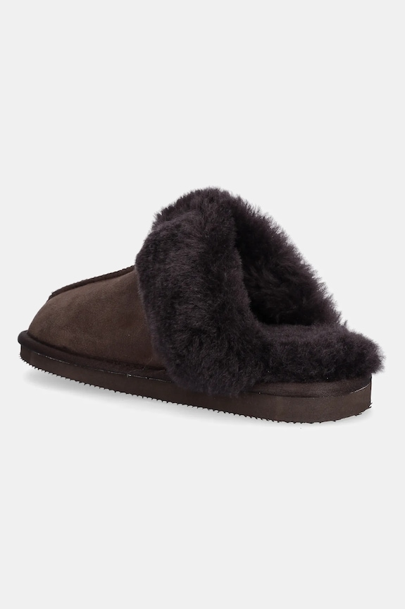 Scarpe Answear.LAB pantofole in camoscio AW25.10 marrone