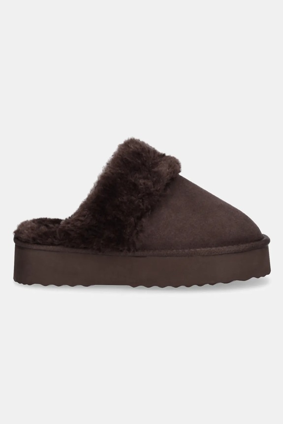 Answear.LAB kapcie zamszowe TX-24154.cjk brązowy WA25