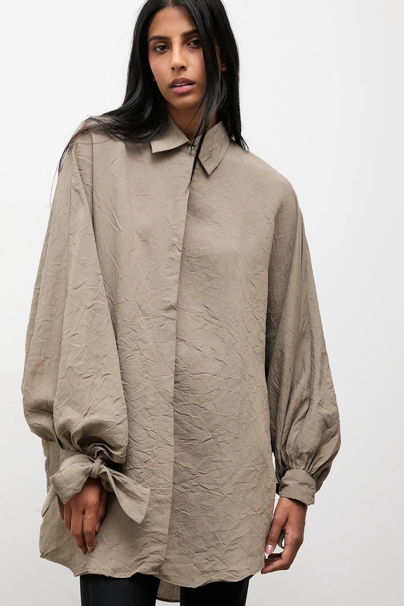 Srajca Answear.LAB ORF.64474.TOS zelena