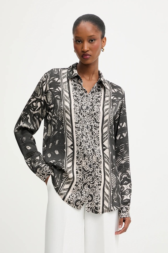 Answear.LAB camasa lung negru PK32685