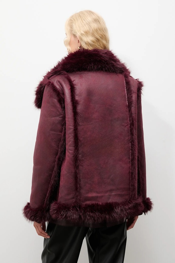 Oblačila Plašč Answear.LAB WA25-KPD006 bordo