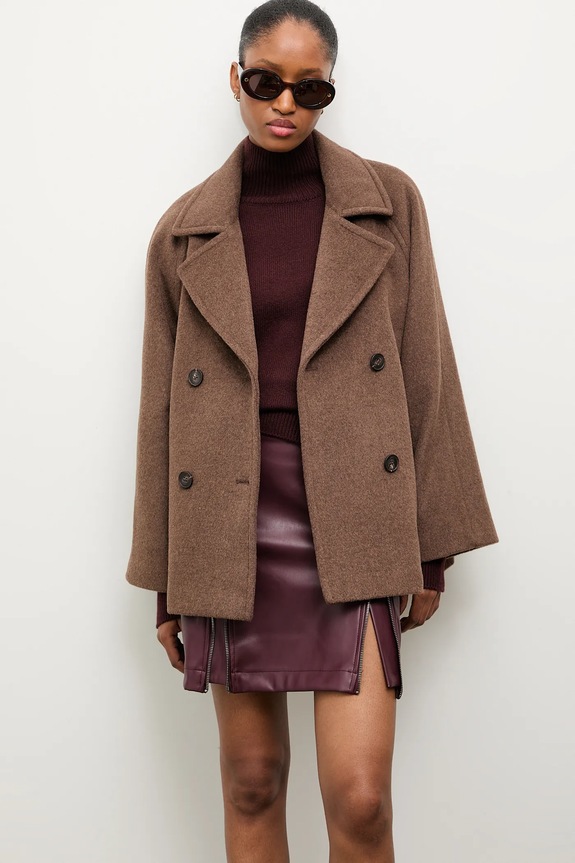 Answear.LAB płaszcz wełniany WA25-KPD010