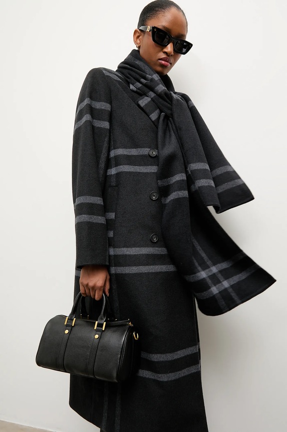 Answear.LAB płaszcz wełniany WA25-KPD014