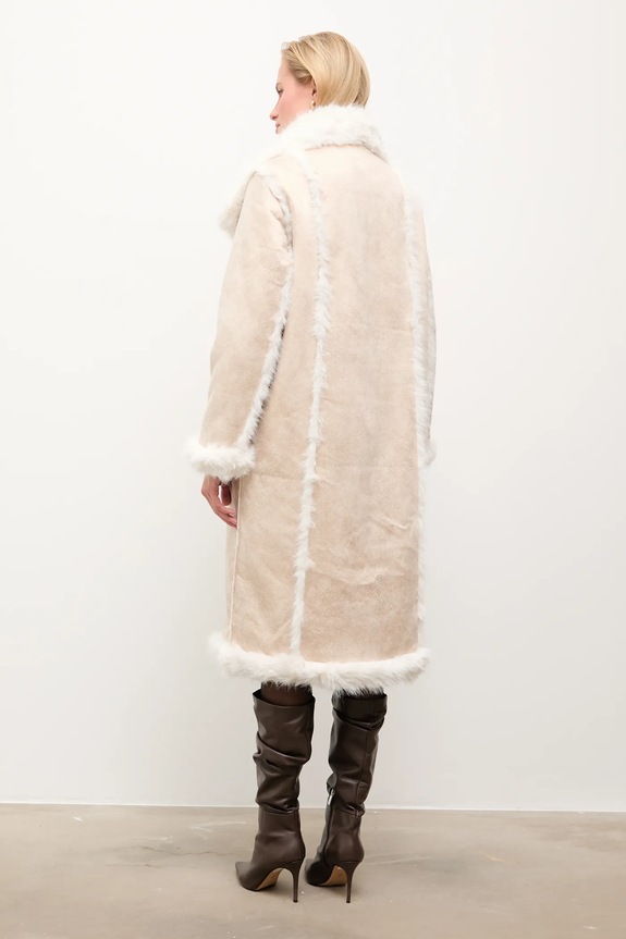 Answear.LAB capotto bilaterale beige WA25-KPD017