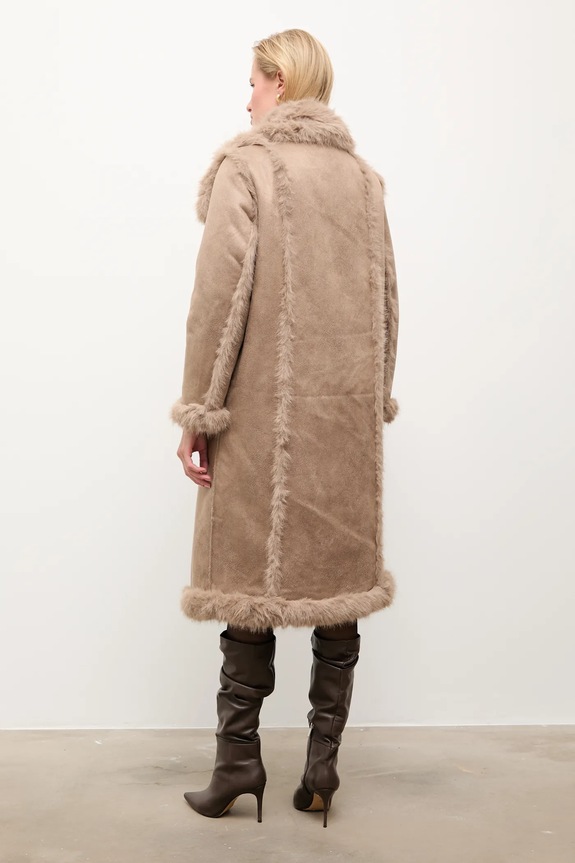 Ρούχα Αναστρέψιμο παλτό Answear.LAB WA25-KPD017 καφέ