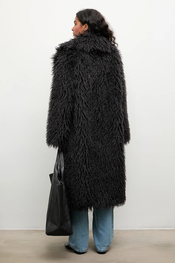 Παλτό Answear.LAB μαύρο 8747.fh