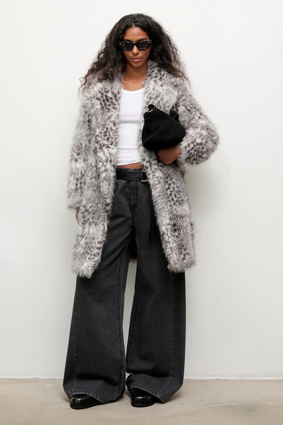 Plašč Answear.LAB 2637.fh siva WA25