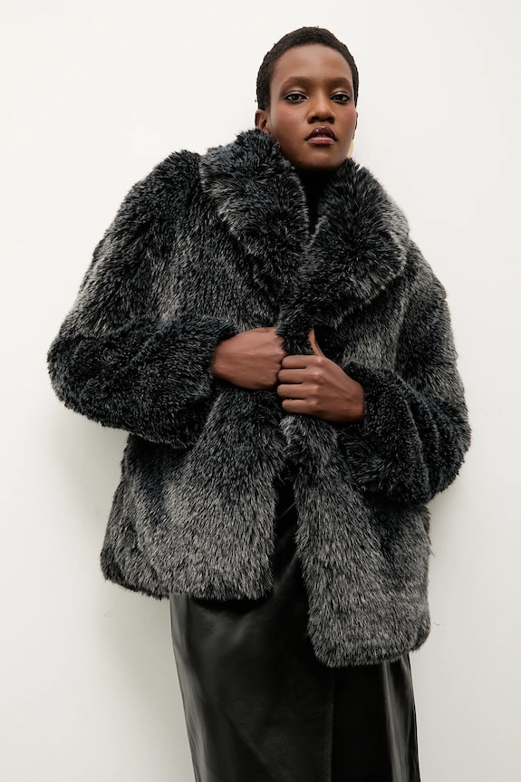 Μπουφάν Answear.LAB χωρίς μόνωση γκρί k-31119.fh