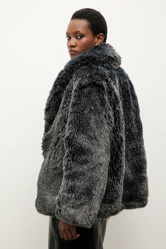 Answear.LAB rövid kabát szürke k-31119.fh