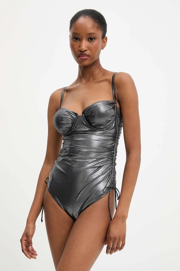 Enodelne kopalke Answear.LAB hw321c črna WA25