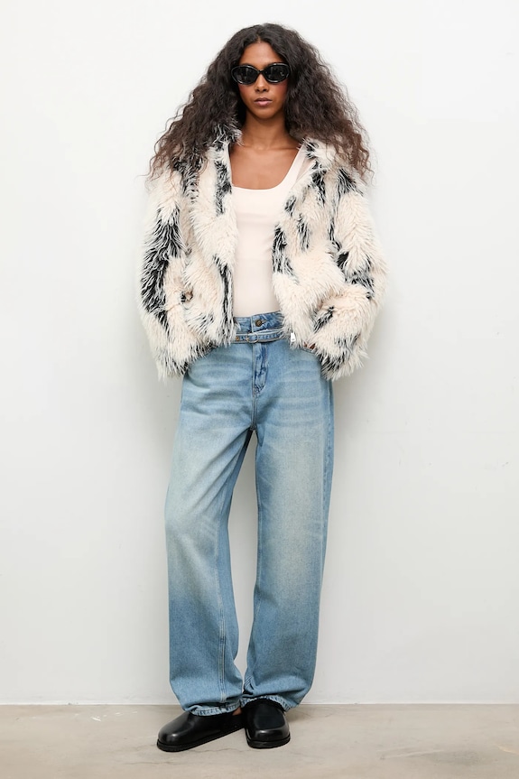 Μπουφάν Answear.LAB WA25-KUD002 λευκό WA25