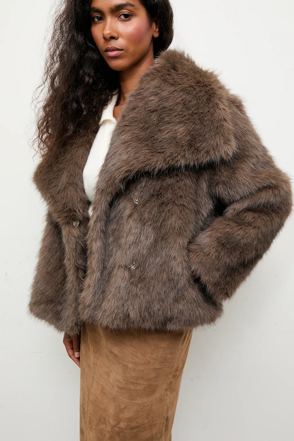 Jakna Answear.LAB WA25-KUD003 smeđa