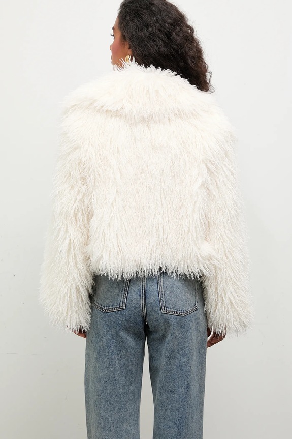 Ruházat Answear.LAB rövid kabát 8751.fh bézs