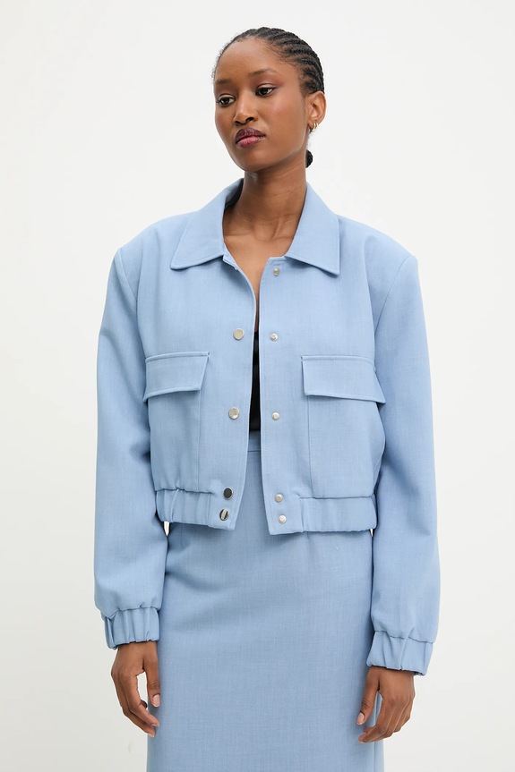 Answear.LAB kurtka v2575 niebieski WA25