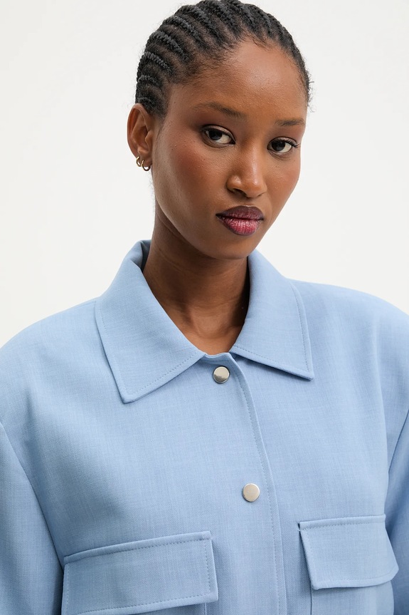 Answear.LAB kurtka v2575 niebieski