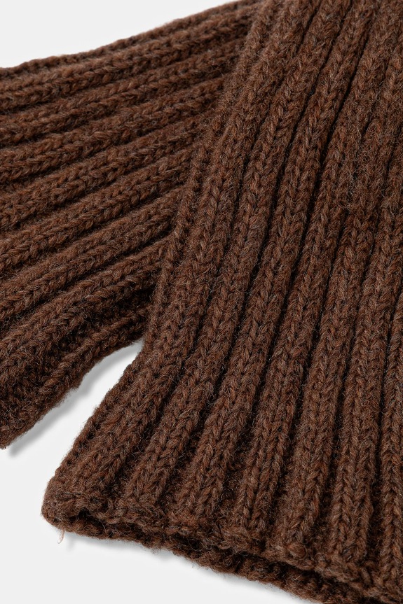 Abbigliamento Answear.LAB scaldamuscoli con lana ocieplacze na kostki marrone