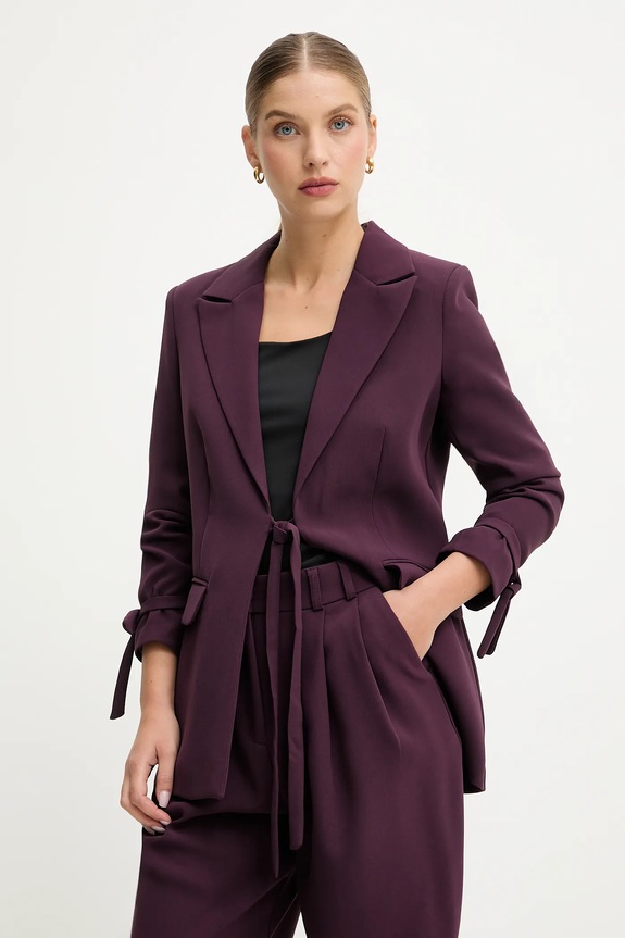 Пиджак Answear.LAB с подкладкой фиолетовой RH.9054.TOS