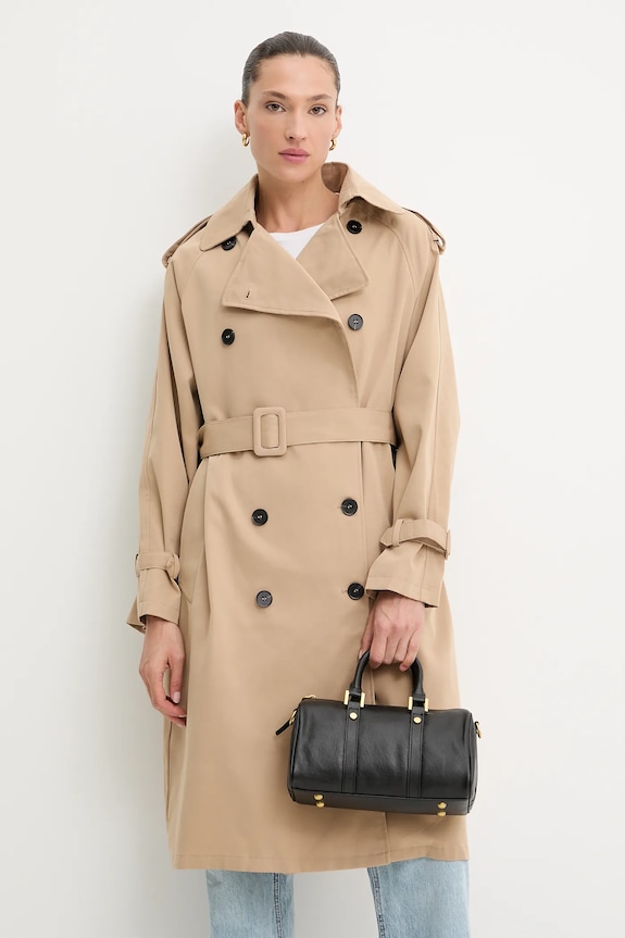 Ρούχα Βαμβακερή καμπαρντίνα Answear.LAB 4368.iak μπεζ