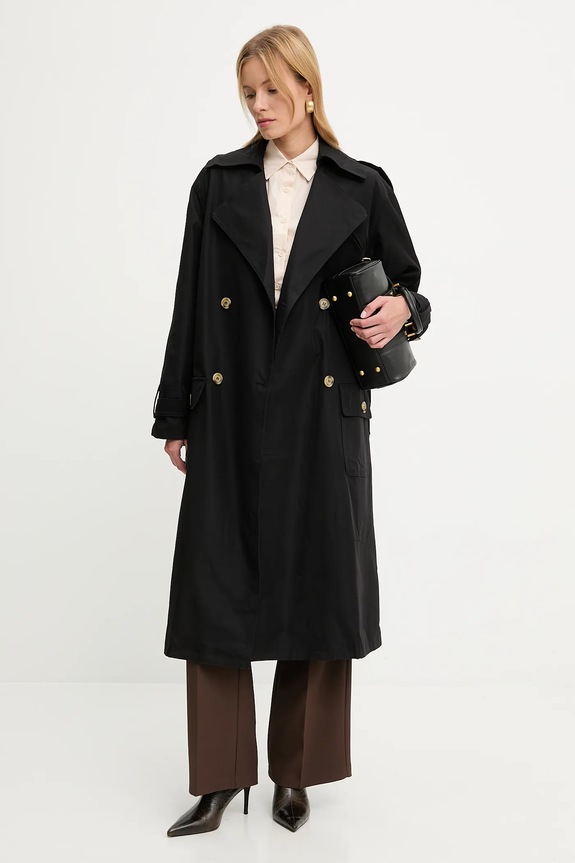 Answear.LAB cappotto in cotone 5126.iak nero WA25