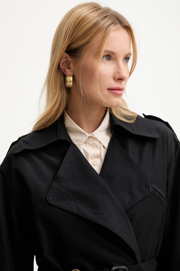 Answear.LAB cappotto in cotone 5126.iak nero