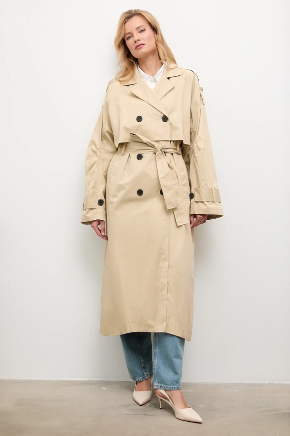Answear.LAB cappotto in cotone non isolato beige 5131.iak