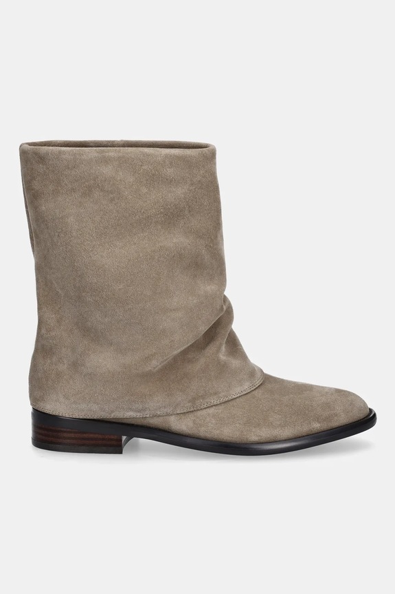 Obuwie Answear.LAB botki zamszowe LT24037D-602 beżowy