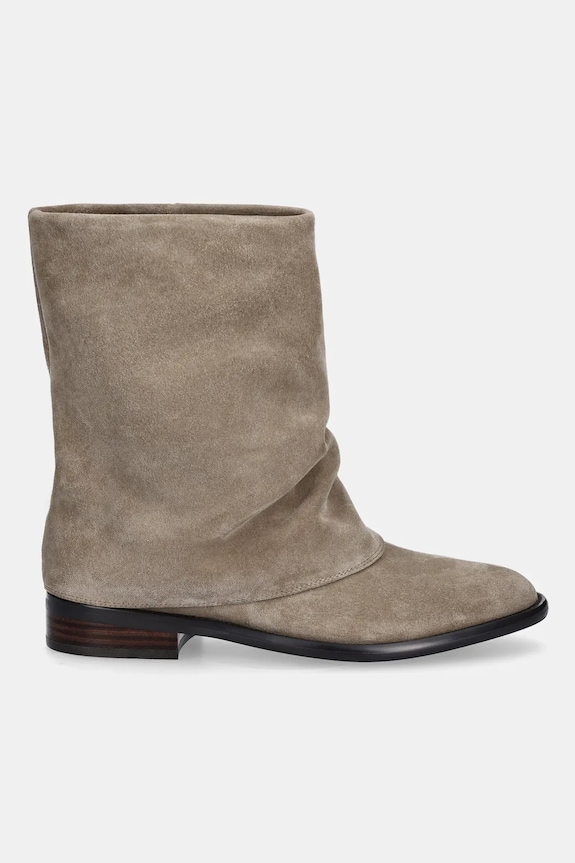 Obuwie Answear.LAB botki zamszowe LT24037D-602 beżowy