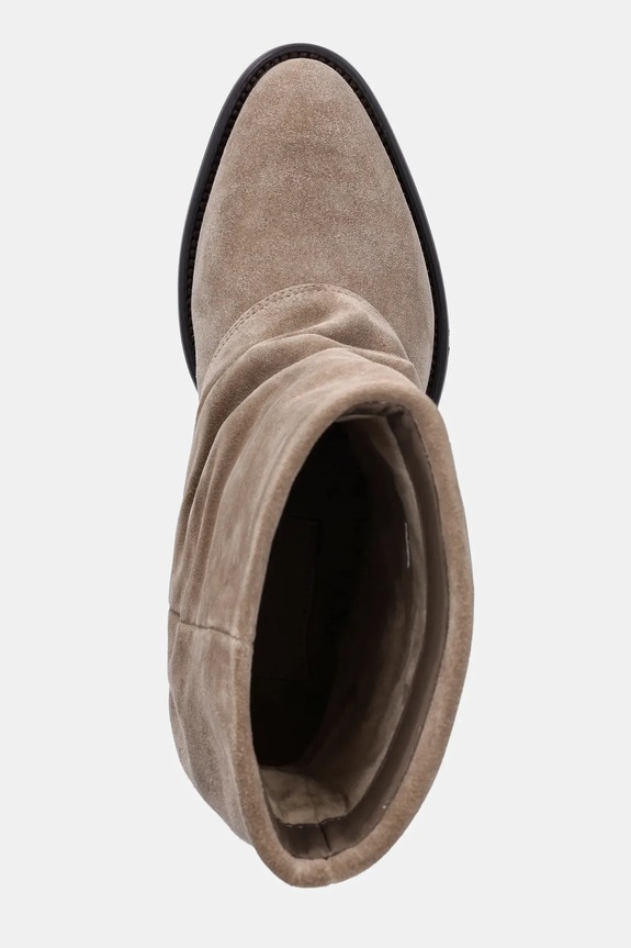 Answear.LAB botki zamszowe LT24037D-602 beżowy