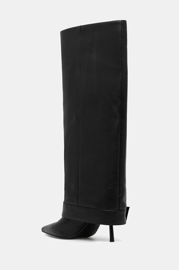 Kožené čižmy Answear.LAB čierna LT1660H-1623-1