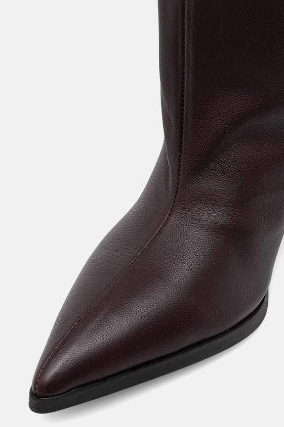 Answear.LAB ghete de piele LT2326-1502-3 burgundia