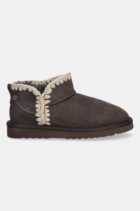 Μπότες χιονιού σουέτ Answear.LAB AW25.8.A καφέ WA25