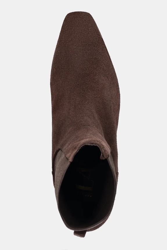 Semišové topánky Answear.LAB 5094-01 hnedá