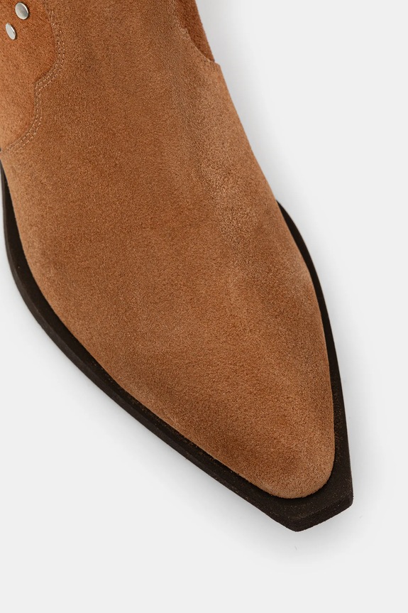 Καουμπόικες μπότες σουέτ Answear.LAB 5097-06 μπεζ