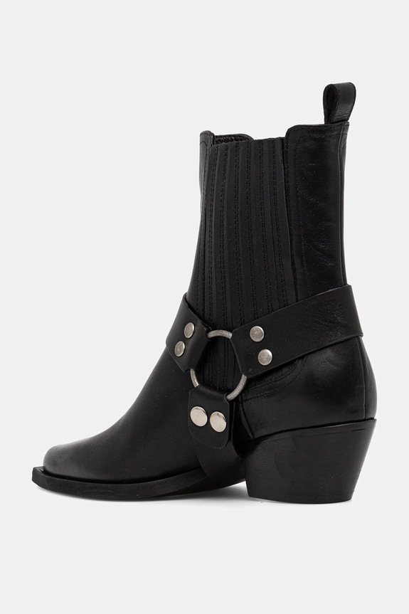 Kožené kotníkové boty Answear.LAB černá 24 FW 002