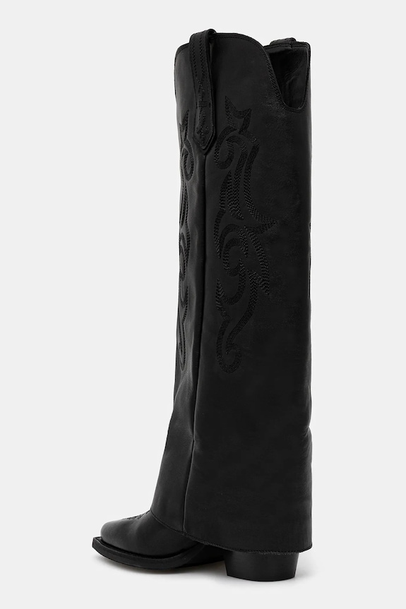 Δερμάτινες καουμπόικες μπότες Answear.LAB μαύρο 24FW185