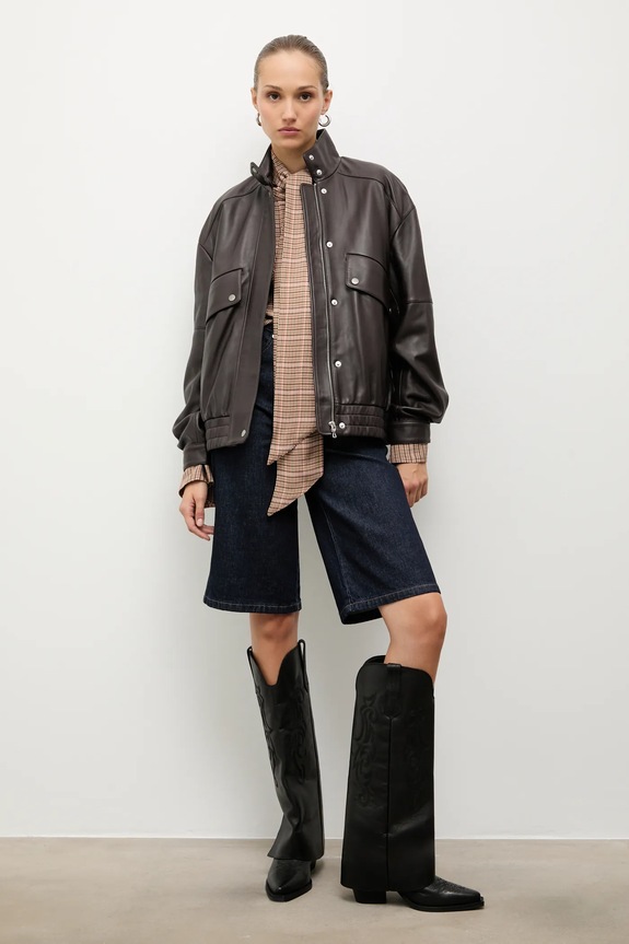 Δερμάτινες καουμπόικες μπότες Answear.LAB 24FW185