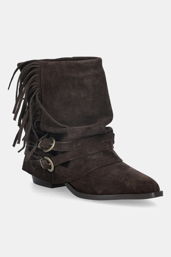 Semišové topánky Answear.LAB AN-XY25024-3188H-L hnedá WA25