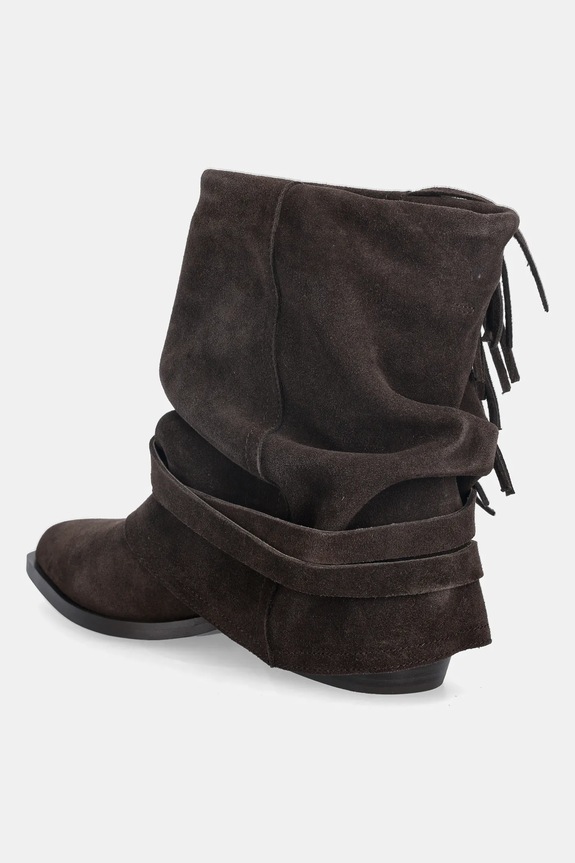 Semišové topánky Answear.LAB hnedá AN-XY25024-3188H-L