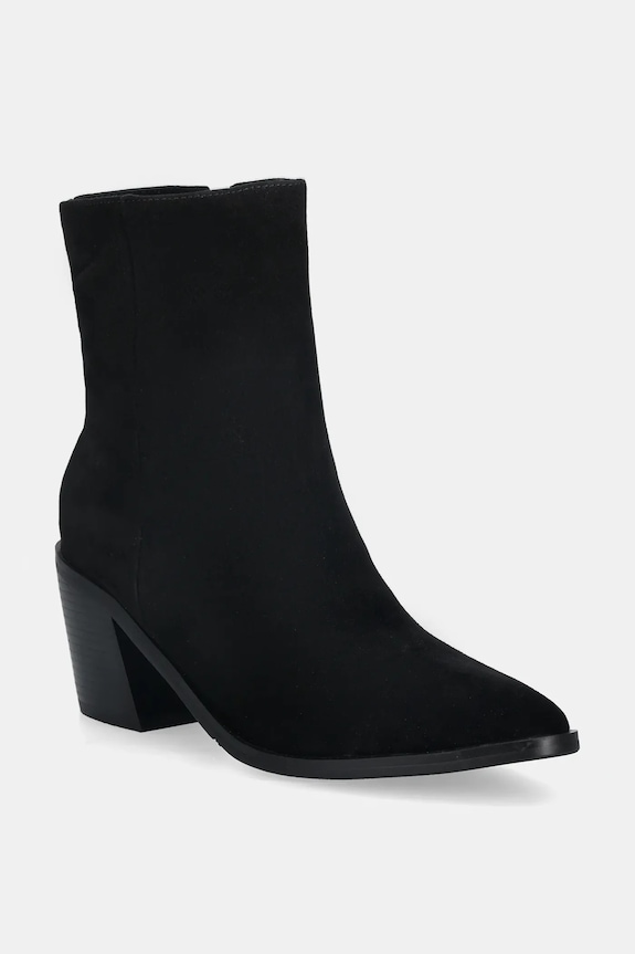 Semišové topánky Answear.LAB AN-X24309-3182H-L čierna WA25